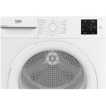 Seche Linge Pompe a chaleur Eco Sense 7 kk Classe d''efficacite energetique : E Tambour galvanise a alveoles Aquawave Box in Box Silence Afficheur digital Affichage du temps restant Standard Tuyau d''evacuation directe - vue 6