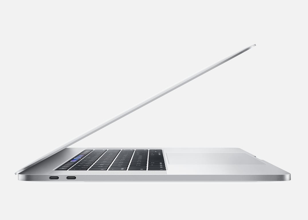 MacBook Pro Core i7 (2019) 15.4', 2.6 GHz 256 Go 16 Go AMD Radeon Pro 555X, Argent - AZERTY