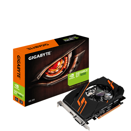 GIGABYTE GV-N1030OC-2GI carte graphique NVIDIA GeForce GT 1030 2 Go GDDR5 - Neuf