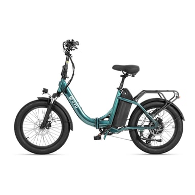 Bicicletta Elettrica C9 | Motore 250W | Batteria 48V 15.6Ah | Pnei da 20 PolliciT | Velocità Massima 25 km/h | Autonomia 100 km | Verde