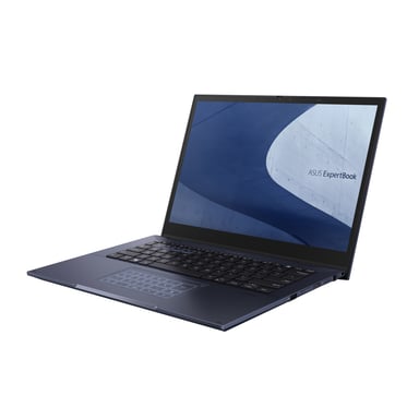 ASUS ExpertBook B7402F Intel® Core™ i7 i7-1260P Hybride (2-en-1) 35,6 cm (14'') Écran tactile WUXGA 16 Go DDR5-SDRAM 512 Go SSD Wi-Fi 6E (802.11ax) Windows 11 Pro Noir