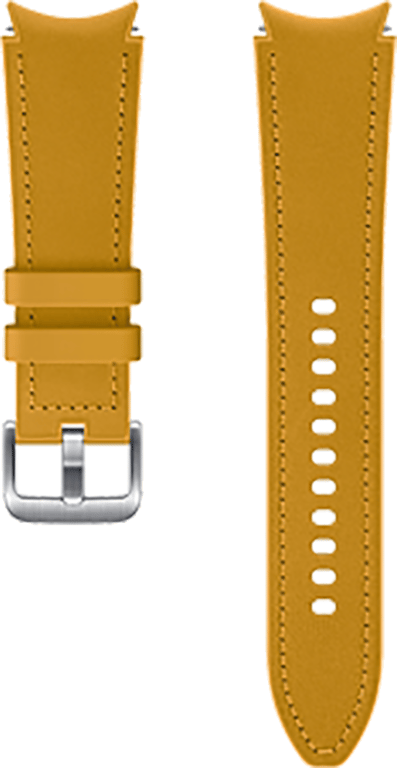 Bracelet Hybride en cuir pour G Watch 4 Classic 130mm, M/L Moutarde Samsung