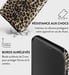 Burga Tapa trasera para iPhone 12 Tough Motifs Player Léopard