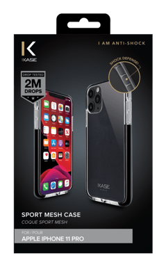 Custodia Sport Mesh per Apple iPhone 11 Pro, Jet Black