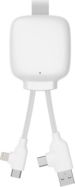 Câble Connecteurs USB 4 en 1 Chargeur Universel et Batterie Externe 3000 mAh en Plastique Recyclé Xoopar Gamma Lite Neuf - vue 10