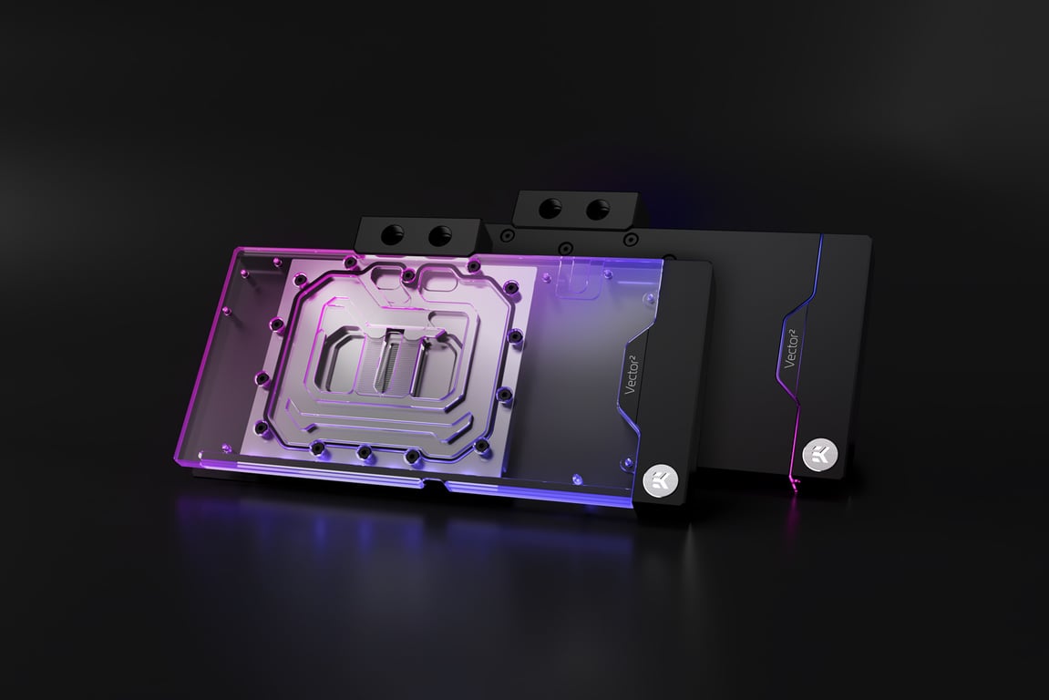 EK Water Blocks Quantum Vector2 Master RTX 4090 D RGB Refroidisseur par eau + plaque arrière Neuf - vue 2