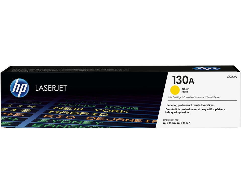 HP CF352A Jaune - vue 3