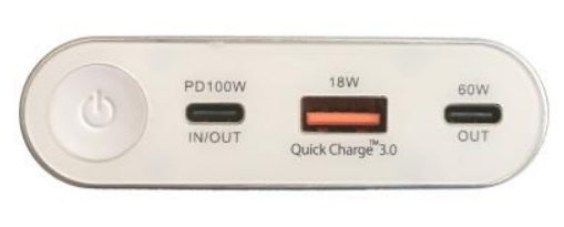 DLH DY-BE4200 batería externa 26800 mAh Plata, Blanco