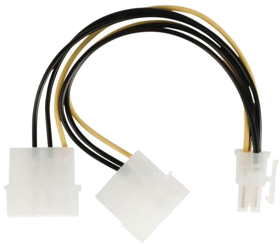 NEDIS Internal Power Cable - 2x Molex Male - PCI Express Female - 0.15 m - Various