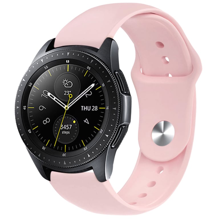 imoshion Bracelet sport en silicone - Connexion universelle 20 mm - Rose - Neuf