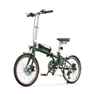 Bicicleta Eléctrico ONESPORT OT02 Pro | Velocidad Máx 25 km/h | Autonomía 25 km | Motor 250W | Batería 36V 5.2Ah | Neumáticos de 20 Pulgadas | Verde