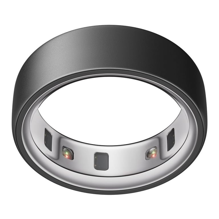 Bague connectée Oura Ring 4 capteurs sommeil santé gris foncé mat Taille 10 - Neuf