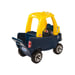 Auto a cavalcare Little Tikes Cozy Coupe Truck con pavimento rimovibile, clacson, porta e seggiolino per bambini, 18 mesi+ blu