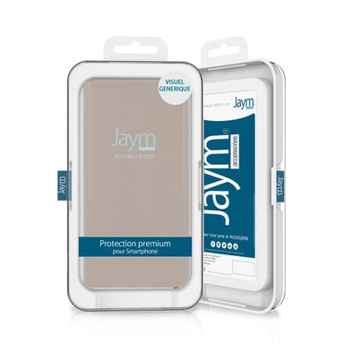 JAYM - Etui Folio Or pour Apple iPhone 13 Pro â€“ Fermeture Magnetique â€“ Fonction cinéma Stand â€“ Rangement cartes inclus