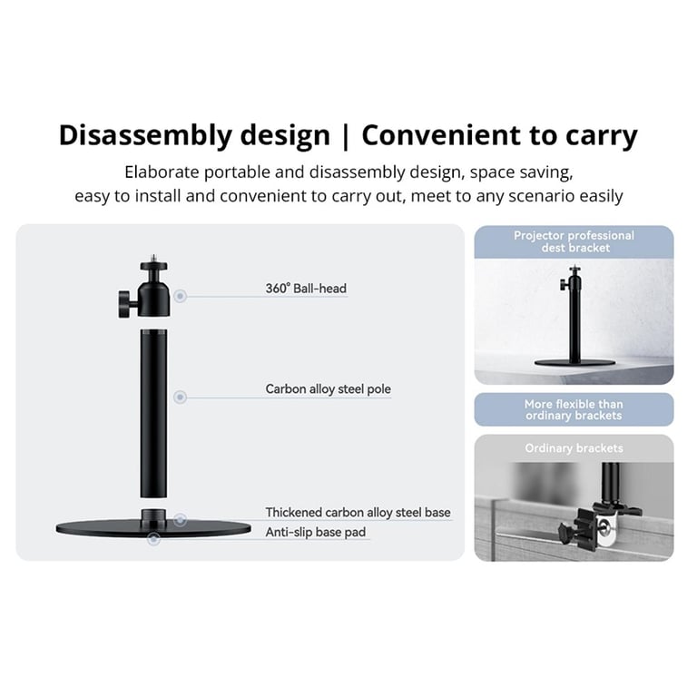 Wanbo Pwe104 Professional Desk Stand For Projectors Support Pour Proj - vue 2
