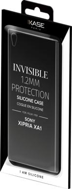Guscio sottile e invisibile per Sony Xperia XA1 1,2 mm, trasparente