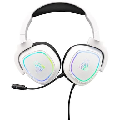 THE G-LAB Gaming RGB Headset - Compatible con PC, PS4, XboxOne - Blanco