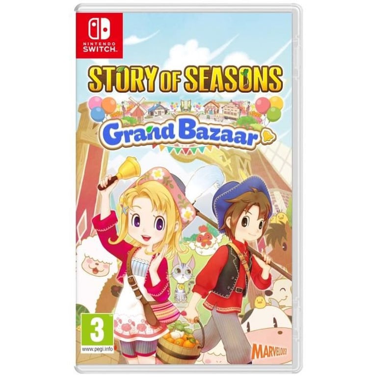 Story of Seasons : Grand Bazaar - Jeu Nintendo Switch - Neuf