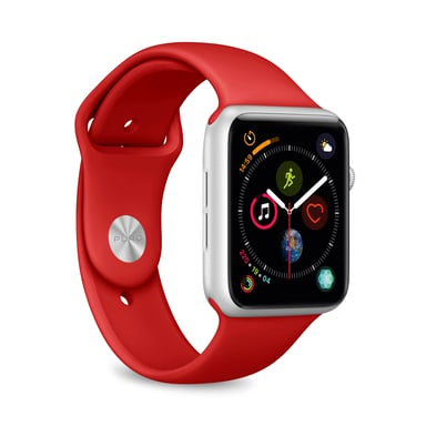 Pack de 2 Bracelets Silicone Icon pour Apple Watch Taille unique 38 à 41mm Rouge Puro