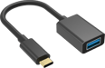 BigBen Connected Adaptador USB C 3.0 a USB A 3.0 - 15 cm Negro