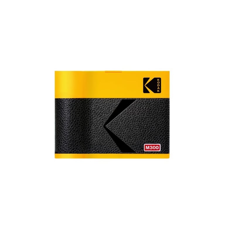 Kodak Imprimante Photo Portable Mini 3 ERA – Impressions Haute Qualité 4PASS, Résistantes à l'Eau, Format avec/sans Bordure, Compacte, Design Rétro - Jaune - Neuf