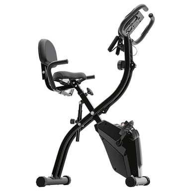 Vélo d'appartement pliable Formill YZJ-501Écran LCD, réglage de 16 niveaux de résistance, volant d'inertie 8 kg, système de résistance magnétique.