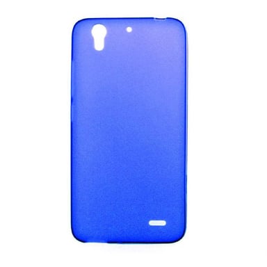 Coque silicone unie compatible Givré Bleu Huawei Ascend G630