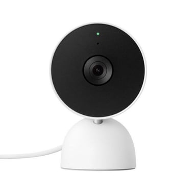 Caméra de Surveillance Google Nest Cam (Intérieur | Filaire), Vision Nocturne, Blanc