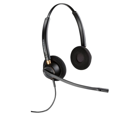 Poly Micro-casque EncorePro 520D binaural numérique avec fonction Quick Disconnect TAA