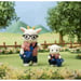 Figurines miniatures - La famille Chevre - 4 personnages articulés et habillés avec soin