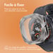 imoshion Coque rigide à couverture complète pour Samsung Galaxy Watch Ultra 2 (2026) - Titanium Gray