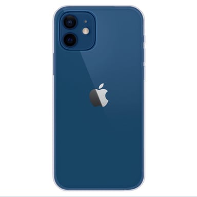 Coque silicone unie Transparent compatible Apple iPhone 12