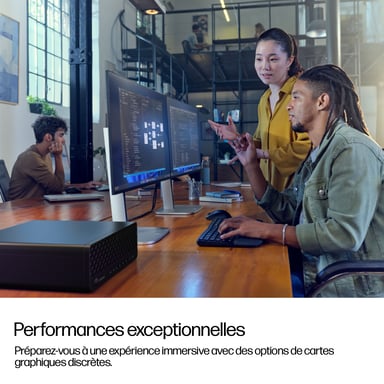 HP EliteDesk 8 G1i AI - SFF Core Ultra 5 235 / fino a 5 GHz - RAM 16 GB - SSD 512 GB - NVMe - Intel Graphics - Gigabit Ethernet, IEEE 802.11ax (Wi-Fi 6E), Bluetooth 5.3 - Win 11 Pro - monitor: nessuno - tastiera: Francese