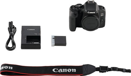 Canon EOS 800D Corpo macchina reflex 24,2 MP CMOS 6000 x 4000 pixel Nero