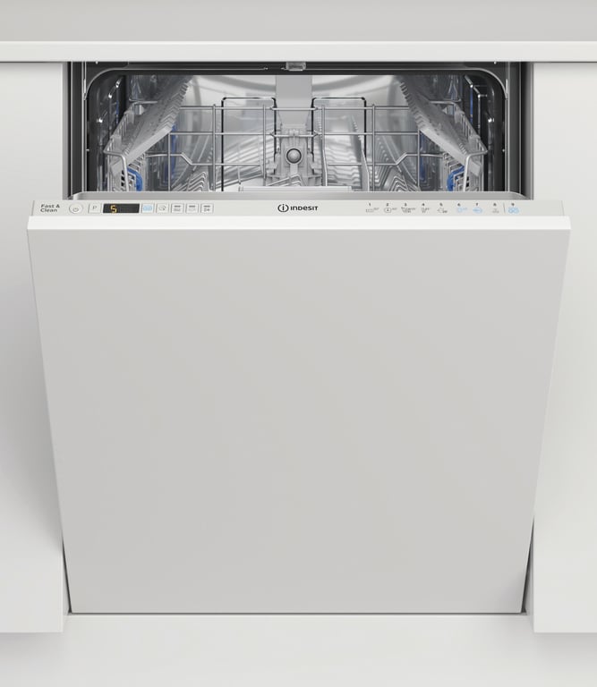 Lave-Vaisselle Tout Intégrable Indesit ID3ID741O – 14 Couverts, 41 dB, 9 Programmes - vue 6