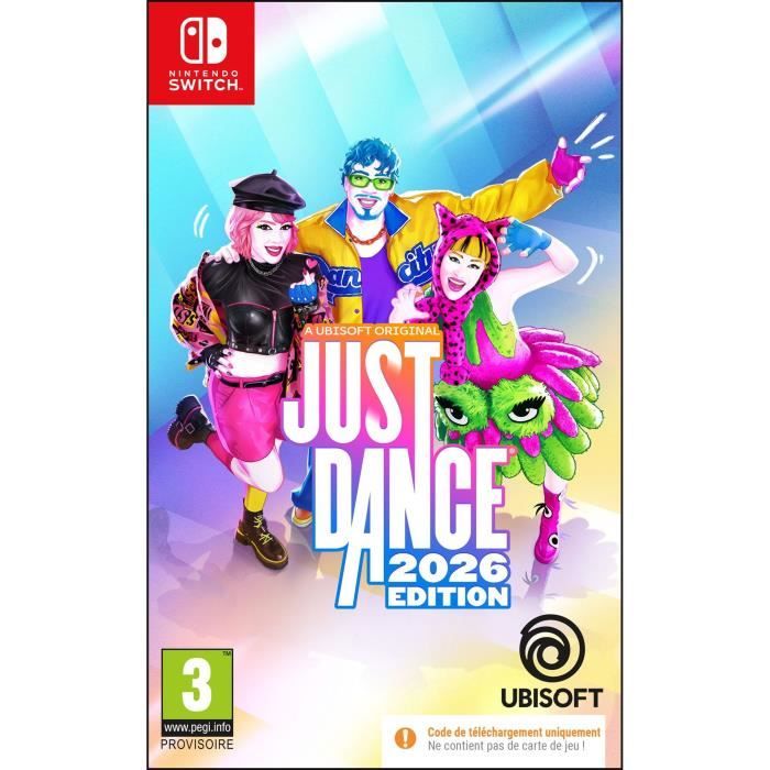 Just Dance 2026 - Jeu Nintendo Switch - Code in a Box - Neuf