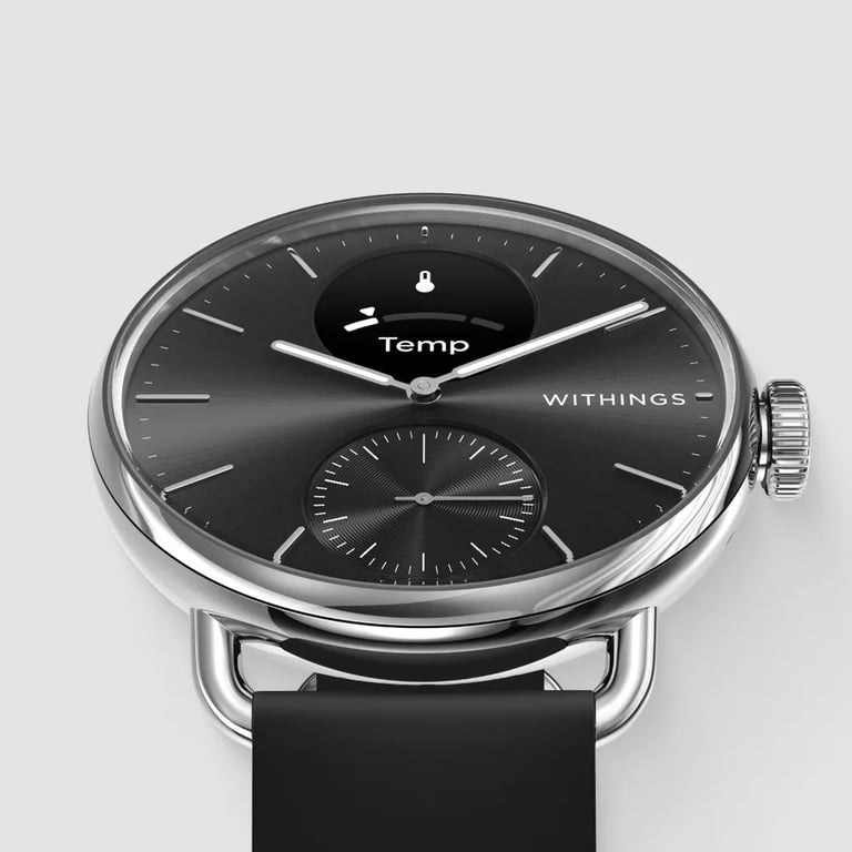 Withings ScanWatch 2 OLED 38 mm Hybride Acier inoxydable - Neuf