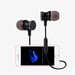 Ecouteurs Bluetooth Metal avec Telecommande pour Smartphone Sans Fil Bouton Son Kit Main Libre INTRA-AURICULAIRE Universel (ROSE)