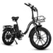 Vélo électrique pliable CMACEWHEEL Y20 20 x 4,0 pouces CST Fat Tires, 750W Vélo électrique à pédale avec batterie 48V 18Ah