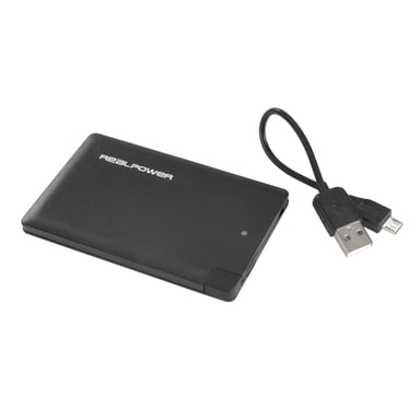 RealPower PB-2500 2500 mAh Negro