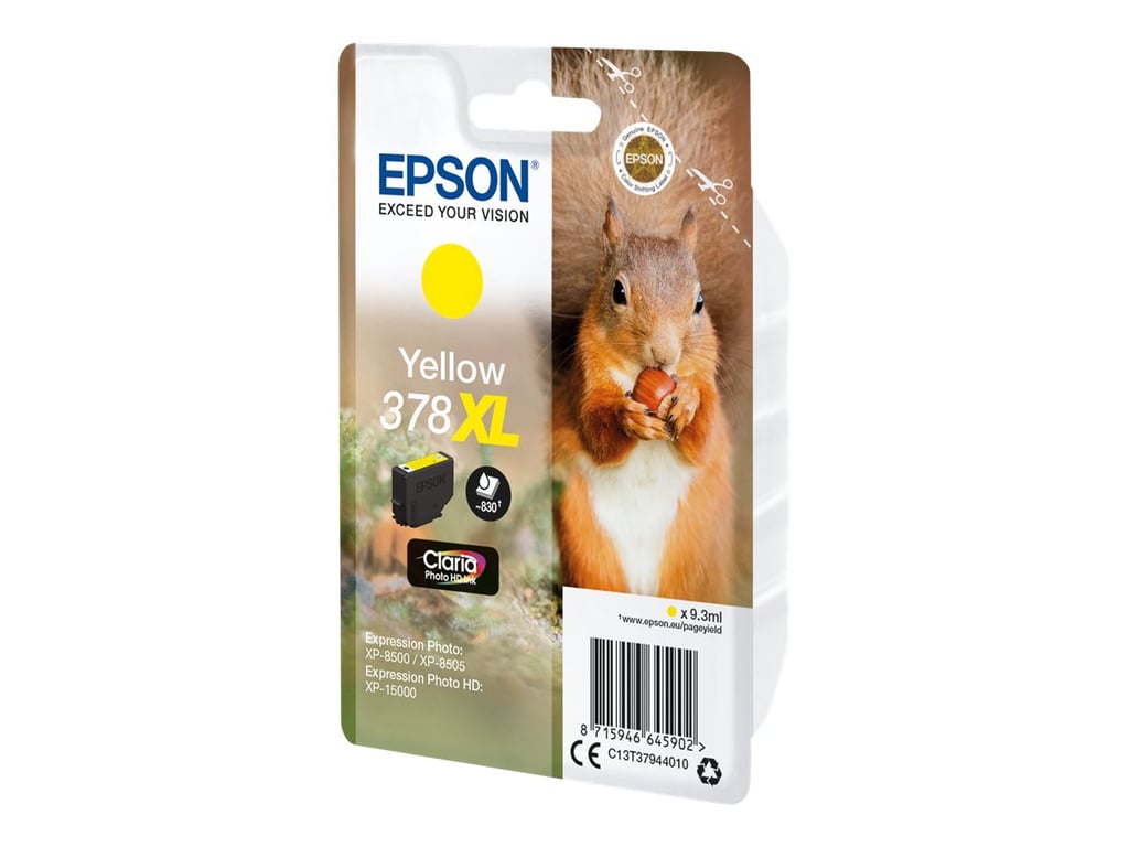 Cartouche dencre originale EPSON 378XL 9.3 ml Jaune - vue 5