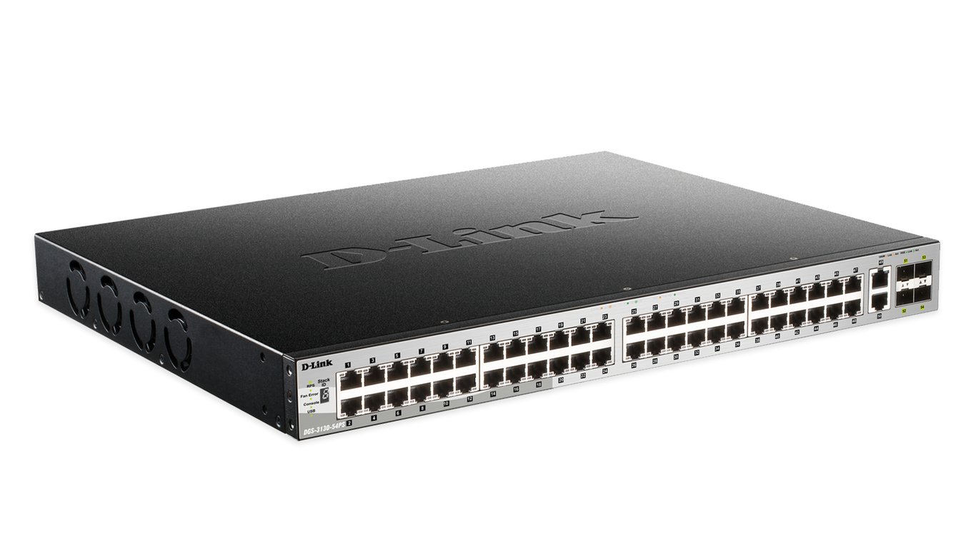 D Link 54 PORT POE STACKABLE SWITCH - vue 6