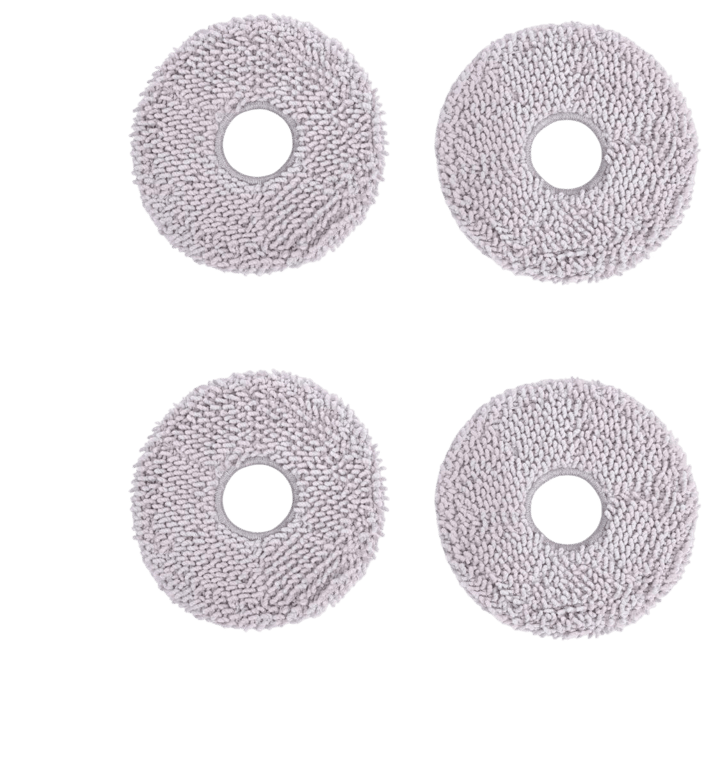 Tampons de nettoyage Ecovacs d-wp04-0012 4 pièces Gris - Neuf