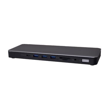 V7 DOCKTB4PT Docking Station cablata Thunderbolt 4 nero, argento