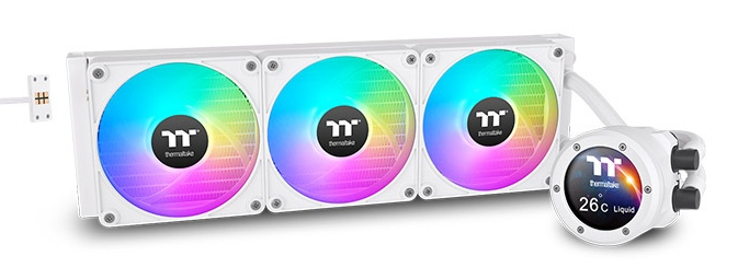 Thermaltake TH420 V2 Ultra EX ARGB Procesador Sistema de refrigeración líquida todo en uno 14 cm Blanco 1 pieza(s)