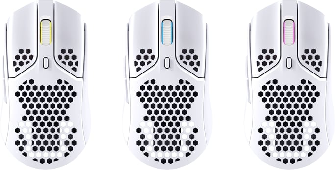 HyperX Pulsefire Haste - Souris sans fil pour gaming (blanche)
