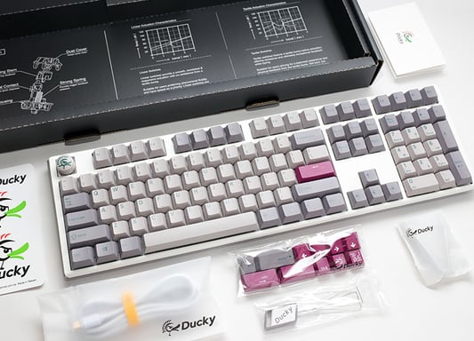 Ducky One 3 teclado Juego USB Gris