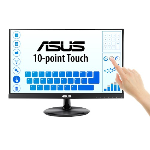 ASUS VT229H Ecran PC tactile 21 5" FHD Tactile 10 points Dalle IPS 16:9 60Hz 5ms 1920x1080 250cdm² HDMI et VGA Haut parleurs Flicker Free Certifié TUV - vue 8