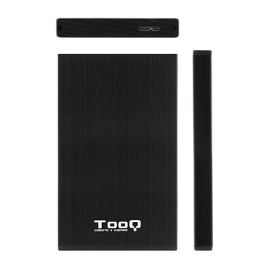 TooQ CAJA HDD 2,5'' SATA A USB 2.0/USB 3.0 NEGRA