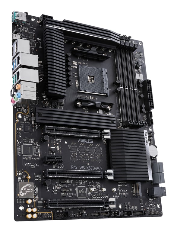 ASUS Carte mère pour station de travail Asus Pro WS X570 ACE AMD Chipset Socket AM4 - vue 4